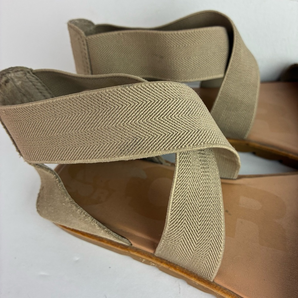 Sorel Ella II Ankle Strap Flat Sandals - Picture 7 of 10